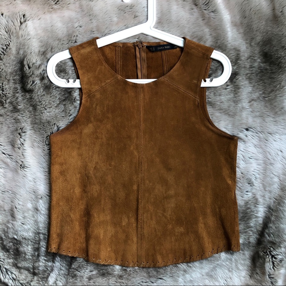 Zara leather vest - Picture 2 of 6